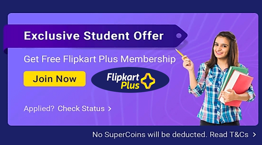 Flipkart plus membership exclusive student offer for 1year